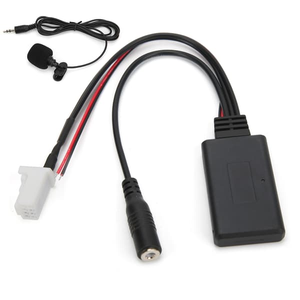 Bluetooth Audio AUX-indgangsadapter Mikrofon Håndfri kabelforbindelse passer Kompatibel med Suzuki Swift/Vitra/Jimni