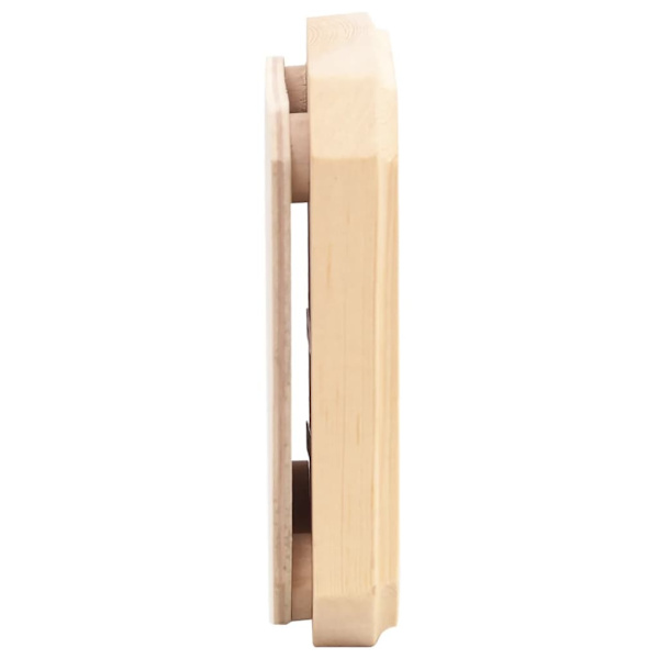 【BEMS】vidaXL 2-in-1 Sauna Thermometer and Hygrometer Sand Timer Set Solid Pine Wood 550