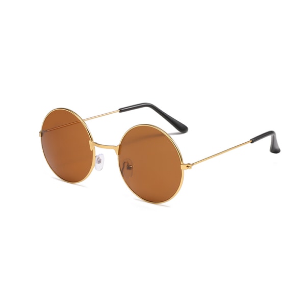 Lennon Style V røde klassiske runde polariserte UV400 solbriller Tea slices