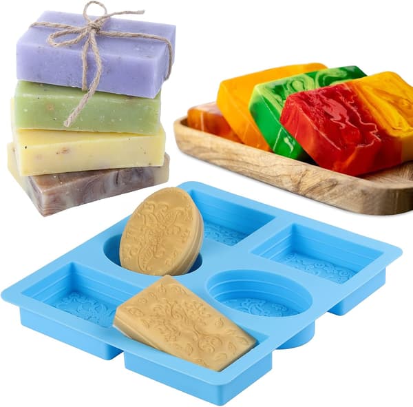 Silikone sæbeform, silikoneforme, pander, kager, chokolade, kiks, sæbe, DIY håndværk [BEMS]