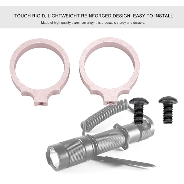 LaRue Tactical Flashlight Mount Rings Clamp Holder 0.914\" Inline Light Ring Sand Färg