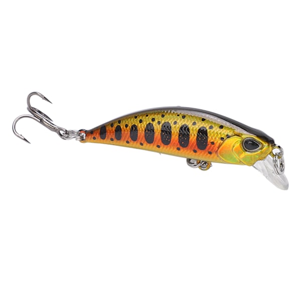 5cm Hård Kunstig Minnow Fiske Agnsmad 3D Livagtige Øjne Flydende Wobbler Fiske Lokker #2