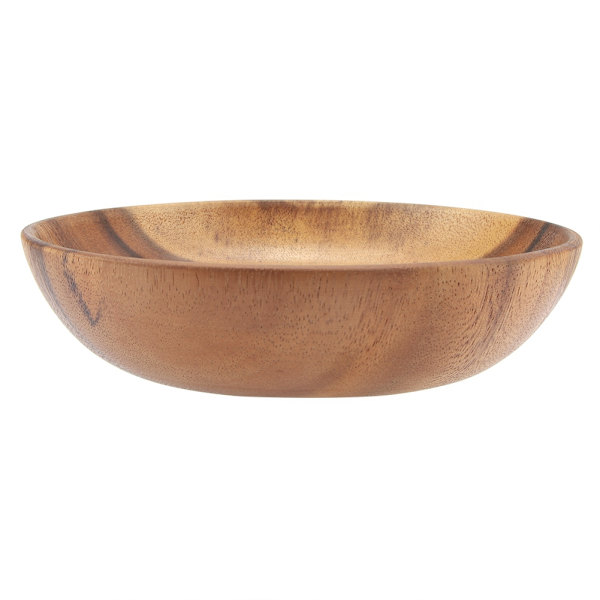 Håndlavet Acacia Træskål til Salat, Suppe og Ris - Køkkenudstyr (20*4.5cm)
