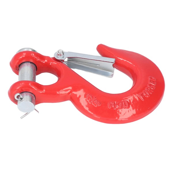 3/8-tums Clevis Safety Hook Stål 18000lbs Limit Capacity Antirust för Port Off Road Rescue LiftingRöd