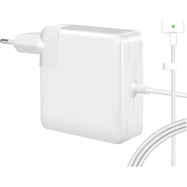 85W magnetisk strømadapteroplader kompatibel med MacBook Air A1436 A1466 A1465 A1435 85W magnetisk T-tip strømadapter