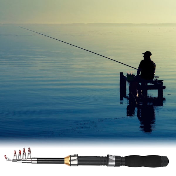 Pieni Merivava Portable Lyhyt Vava Jääkalastusvava Mini Merikalastustyökalut 28049-100 (1.2M)