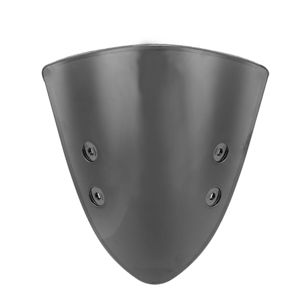 Motorcykel Vindruta Vindskydd Flyscreen Passar Kawasaki ER-6N ER6N 2012-2014 (Svart)