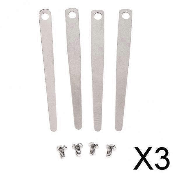 3-4 kpl litteitä jousia saksofoniin + 4 kpl litteitä jousia saksofoniruuvia varten 3 Pcs