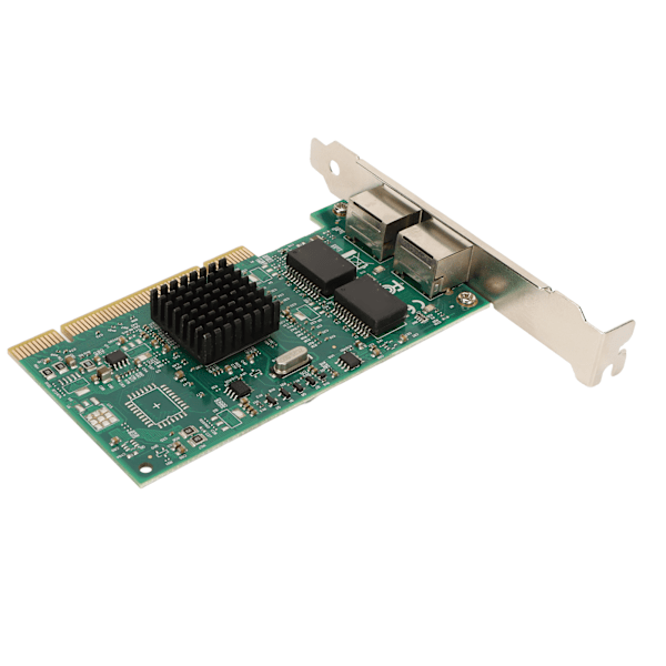 Dual Port Gigabit LAN Adapter Accelerationsfunktion 1000Mbps RJ45 Bidirektionel Belastningsbalancering PCI Internetadapter