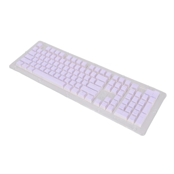 PBT-tangentbordshättor Hög-Låg Layout Dubbellager 2 Färger 108 Tangenter Mekaniska Tangentbord för 61 87 104 108 Tangentbord Lila