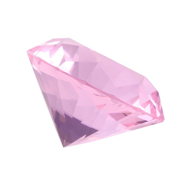 Nail Art Display Glas Krystal Diamant Håndmodel Shoot Ornament Manicure Accessories Pink++/