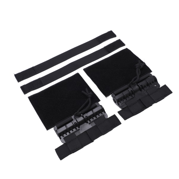 2-pack Utomhus Snabbkoppling Cummerbund MOLLE Avtagbar Spänne Nylon Bärbar Snabbavtagning Spänneset Svart