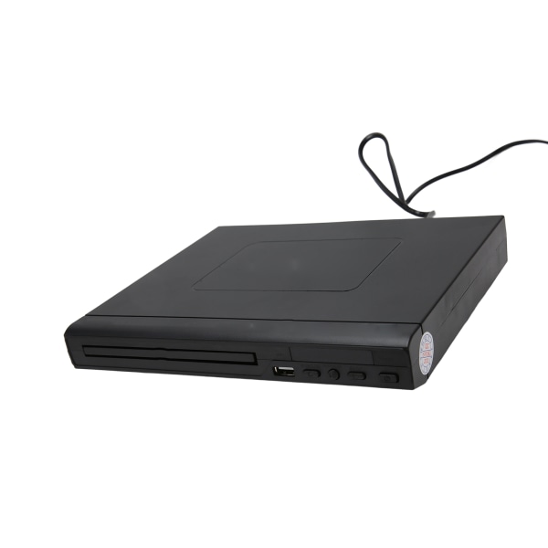 Mini HD DVD-afspiller Indbygget PAL NTSC USB 2.0 Interface Fjernbetjening Hjemme-CD-afspiller med RCA-kabel til TV 110‑240V EU-stik 0.0
