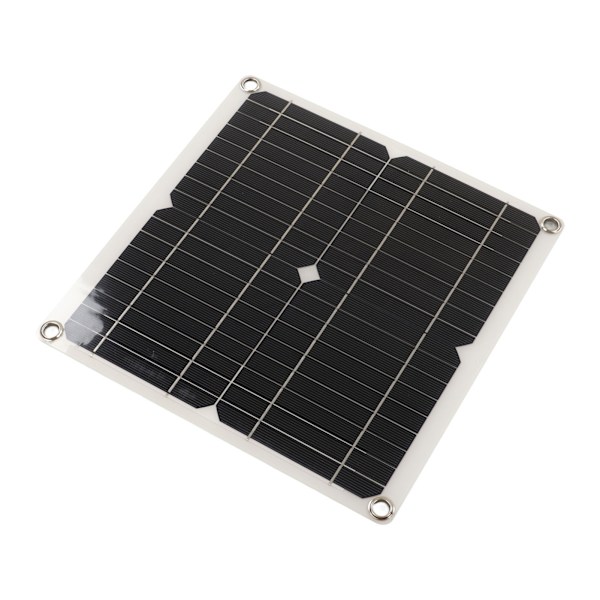 Solpanel för husbil 12W Monokristallin Solcellsladdare Panel Adaptiv Integrerad Spänningsregleringsmodul Intelligent Styrning med Laddningsregulator 10A