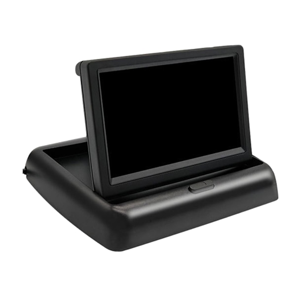 4,3 tums Backup Camera Foldble Black High Definition Pålitlig Backup Camera Monitor för bilar