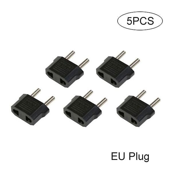 5 stk. 110V til 220V konverteringsadapter stik rejseadapter konverter ny EU Plug