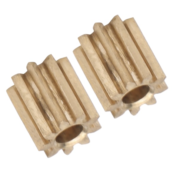 2 st Motorväxel Brass Ersättning för Duplo Intelli Lok Modul 0.5 9 Tänder