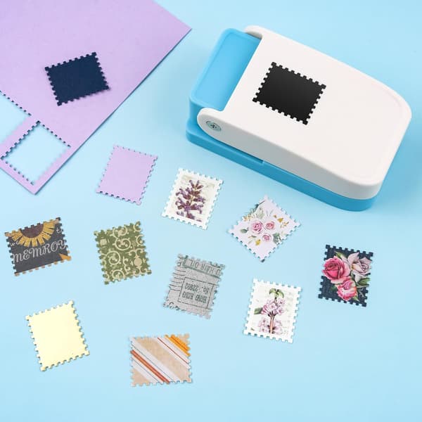 Rektangulær hullstanse, 2,5 x 0,20,3 cm - Spakstanse for papirhåndverk, scrapbooking, kortlaging