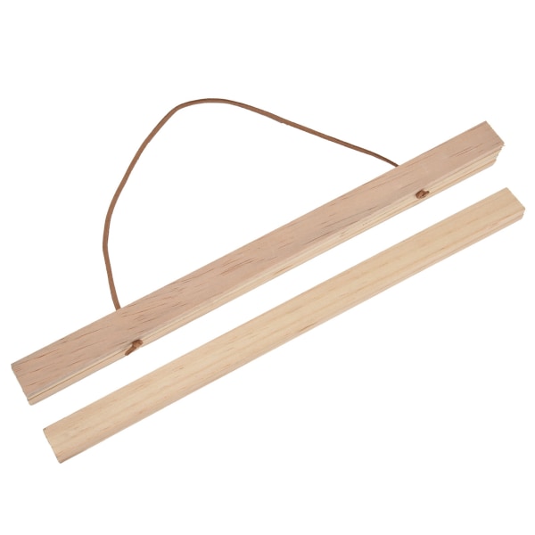 Træplakatophæng DIY magnetisk hængende ramme til kunst/prints/lærred/fotos/billeder/kunstværker 40x2,1 cm /