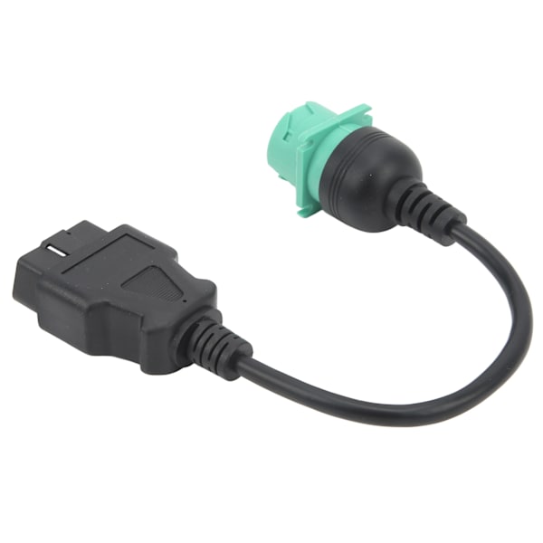 OBD2 lastbil diagnostisk kabeladapter 9-stift hane till 16 stift honkontakt utbyte för Cummins dieselmotor
