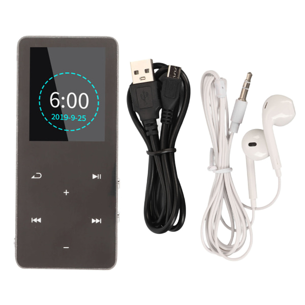 TIMH MP3-soitin Monitoiminen HiFi Häviötön ääni Bluetooth Sanakirja FM Radionauhuri Metallikotelo MP4-musiikkisoitin 16GB