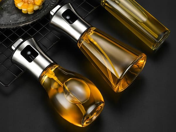 Suihkepullo yhteensopiva öljyn/etikan kanssa - 200 ml[BEMS] Transparent transparent