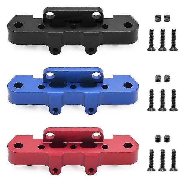 RC bil front kofanger arm kode sæt opgradering Kompatibel med Arrma 1/8 Karton Outcast Talion tilbehør Black