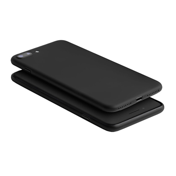【BEMS】Matte Black Case for Compatible with iPhone 8 Plus Svart black