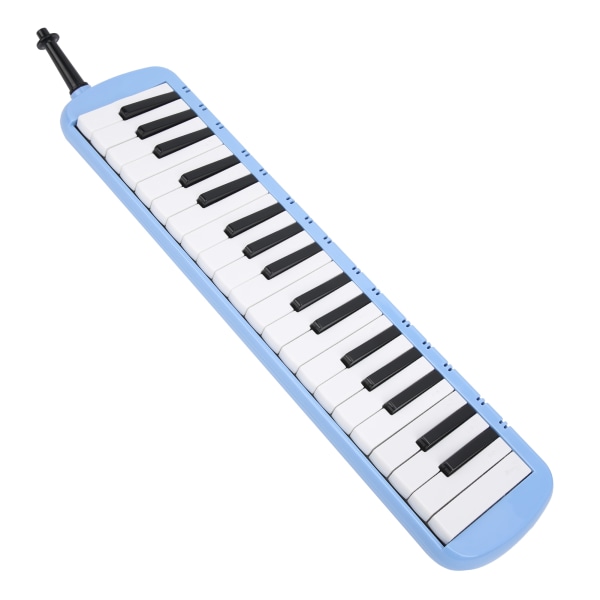 TIMH Melodica 37 tangenter Keyboard Blåsmusikinstrument för nybörjare, professionell träning Blå