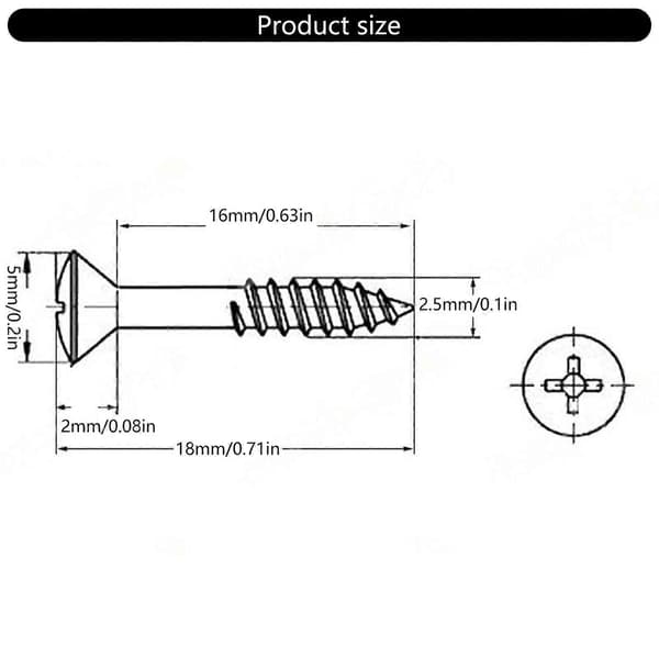 10 st rostfritt stål pickupram fixeringsskruv gitarr humbucker pickupringar monteringsskruvar för elgitarr svart Black