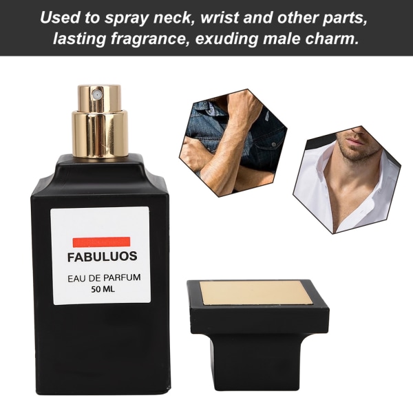 50 ml män parfym Spray Långvarig lätt doft kroppsparfym för män-