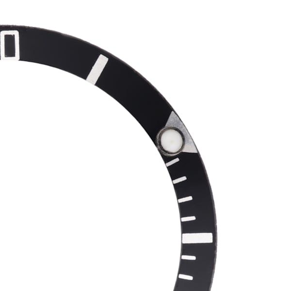 Klocka Armbandsur Aluminium Material Loop Bezel Insats Ring Ersättningsdel (Svart Röd)