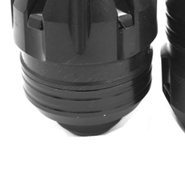 1 par motorcykel forgaffelkop Aluminiumlegering Faldsikring Hjul Kollisionsbeskyttelseskop til modifikation Gul