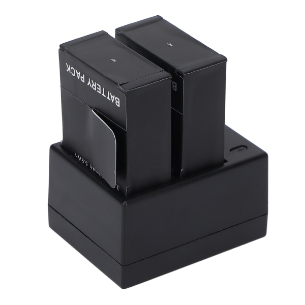 Kamera batterioplader Rapid dobbelt slot batterioplader med 2 batterier Kompatibel til Hero 2 3++