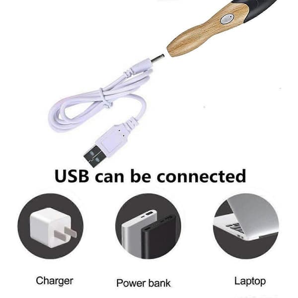【BEMS】11-in-1 LED Crochet Hook Set, 9-in-1 USB Rechargeable Crochet Hooks with Light Hand-Woven Sewing Tools