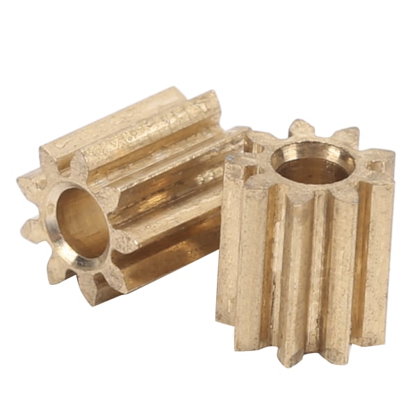 2 st Motorväxel Brass Ersättning för Duplo Intelli Lok Modul 0.5 9 Tänder
