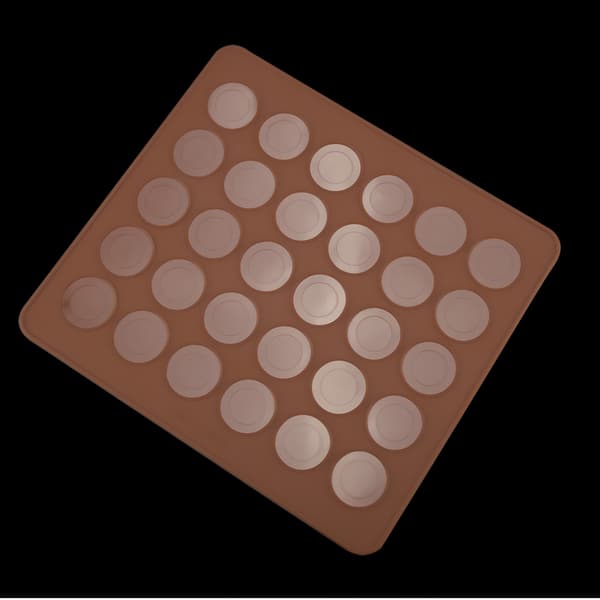 【BEMS】Makron Bakeunderlag - Non-Stick Silikonmatte Kompatibel med Perfekt Bakverk og Kakelaging