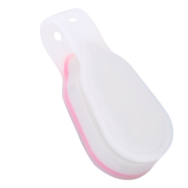 LED Mini Nattlampa - Vattentät Bärbar Utomhuslampa med Silikonklämma (Rosa)