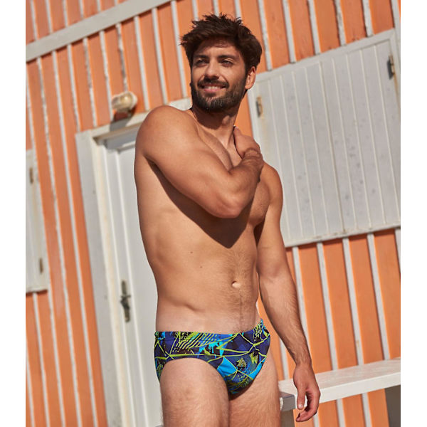 【BEMS】Aruba Tan Through Herrars Deep Waist Swim Brief (5:e generationen) S