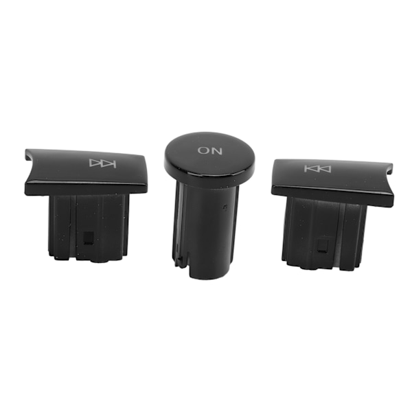 3 stk Multimedia Knapper Kontrollknapp Biltilbehør Erstatning for Benz ML GL Klasse 20122015 (Piano Black)