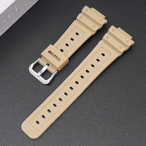 Erstatningsrem til Casio DW-6900/GW-M5610/DW-5600E ure i farvevariationer Beige
