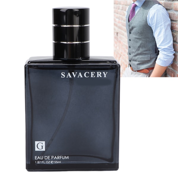 Män Parfym Uppfriskande svag doft Elegant Långvarig doft Parfym Födelsedagspresent för dejting 55ml-