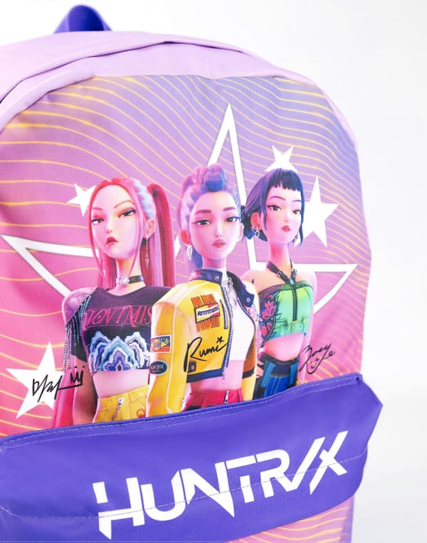 KPop Demon Hunters flickryggsäck rosa Huntrix - en storlek Vaaleanpunainen Yksi koko