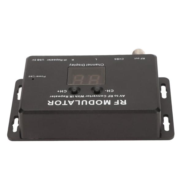 RF Modulator Profesjonell PAL NTSC 21 Kanal AV til RF Konverter for Dekoder DVR DVD