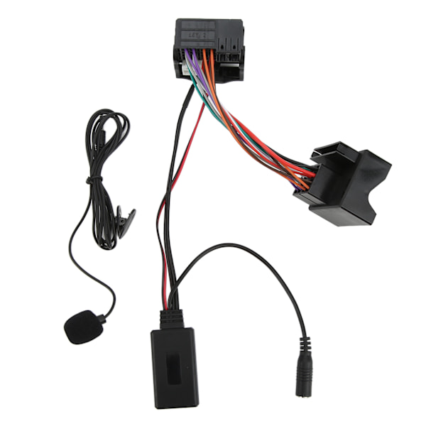 12-pins Bluetooth 5.0 Aux Lydkabeladapter Mikrofon Håndfri Erstatning for Peugeot 207 307 407 308