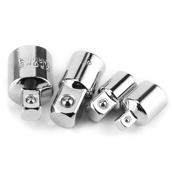 4 stk. 1/4 tommer 3/8 tommer 1/2 tommer Elektrisk Nøglehylster Adapter Konverter Chrome Vanadium Stål Drev Sokkel Led (Forgyldt)