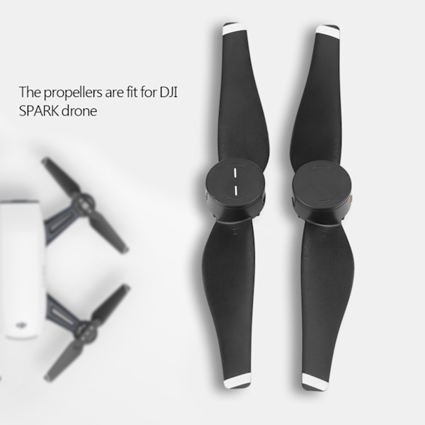 1 par 4730F LED-lys Hurtigudløsning Foldbare CW CCW Propeller RC Drone Del til DJI SPARK