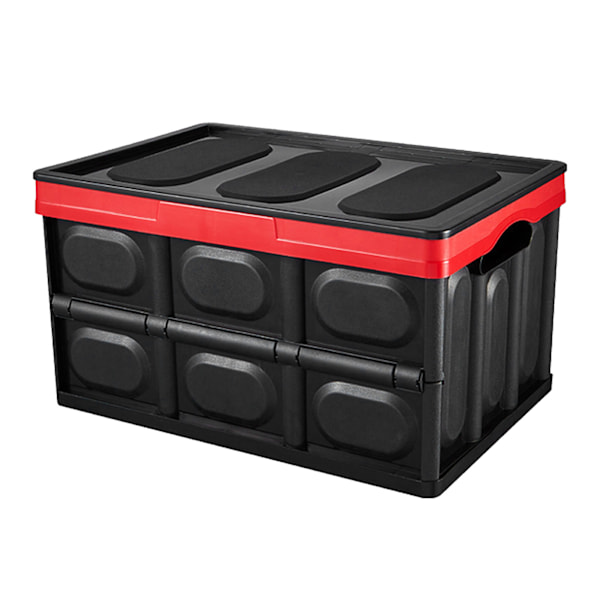 Bilbagagerums Opbevaringsboks Foldbar Organizer Stor Kapacitet ABS Kasse til Hjem Garage Sort 45x30x25cm / 17.72x11.81x9.84in