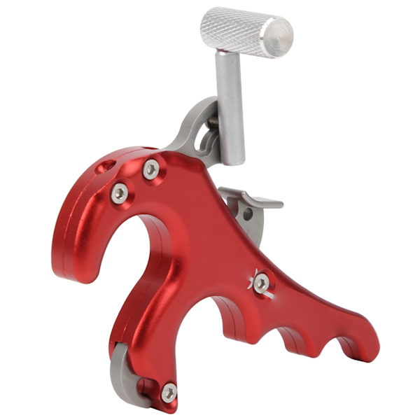 Metal Release Aids Fire Finger Grip Tommel Caliper Trigger Sammensat Bueskydning Tilbehør rød