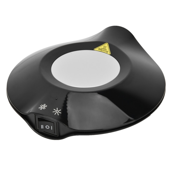 USB Power Office Home Kald Varm Dual Purpose Coaster Kaffekopp isolert putematte (svart) ++